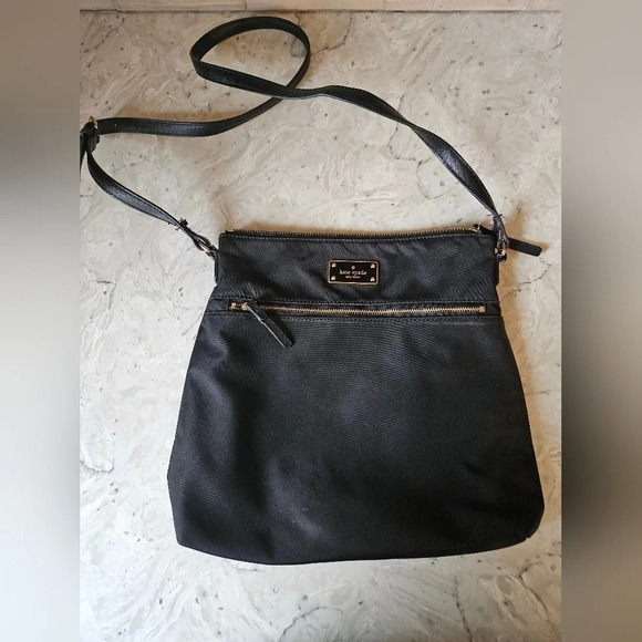 Kate Spade York Blake Avenue Keisha Black Nylon Crossbody Bag - Picture 4 of 9